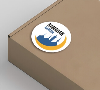 Round Stickers 'Ramadan Kareem'